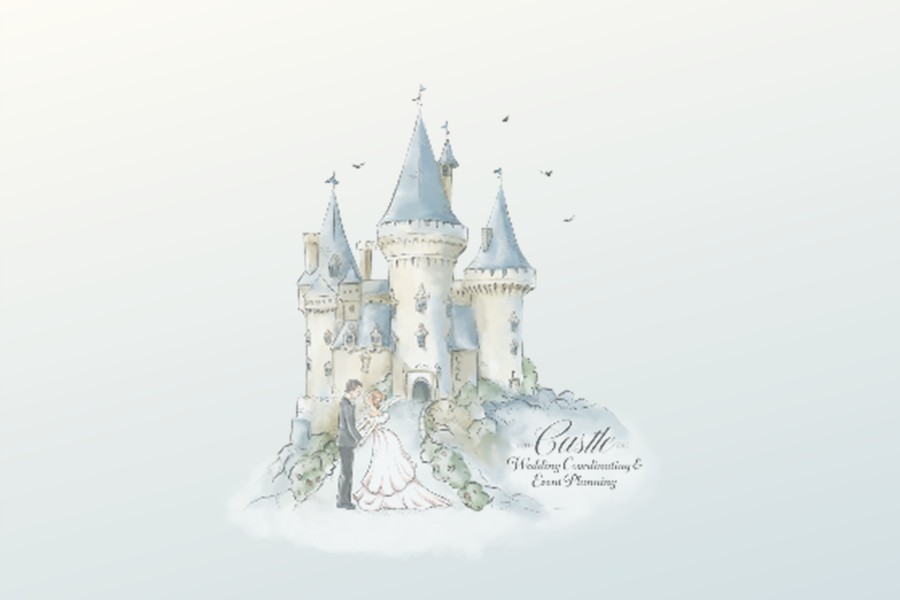 Castle Coordinating and Event Planning logo illustration, from their homepage